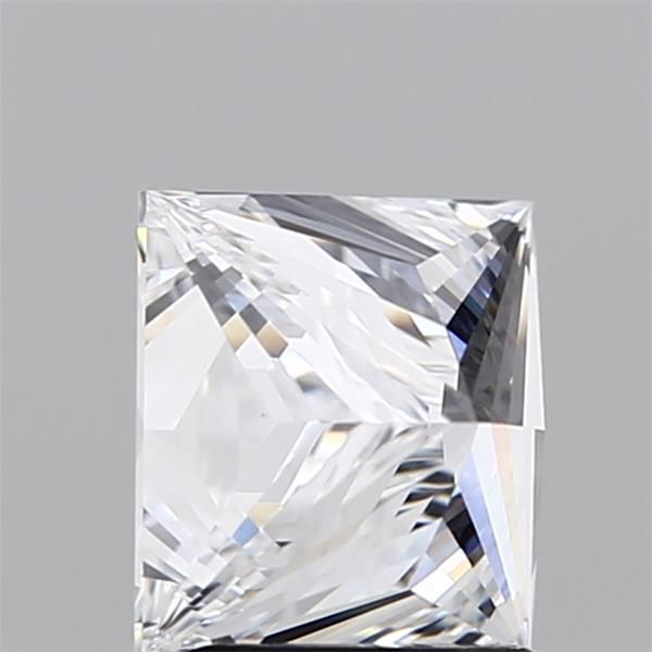 1.87 Carat Princess Lab Diamond with  Cut Diamond in 14KT  view 1
