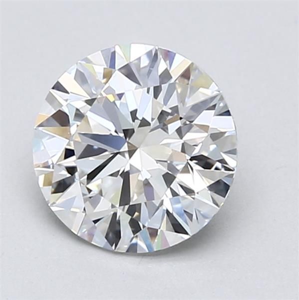 1.4 Carat Round Lab Diamond with  Cut Diamond in 14KT  view 1
