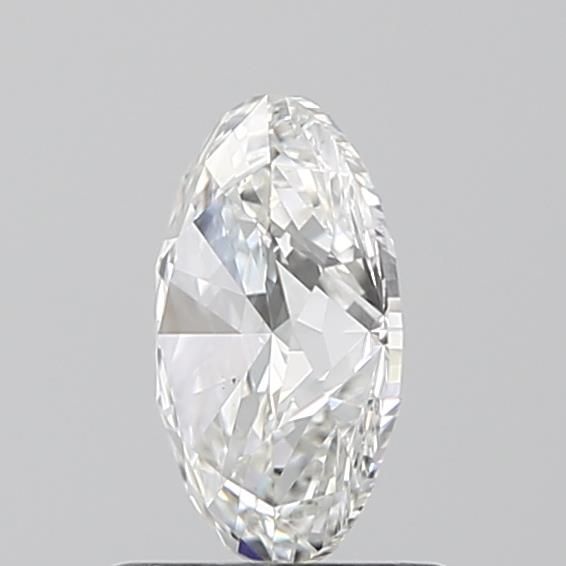 1.0 Carat Oval Natural Diamond with  Cut Diamond in 14KT  view 1
