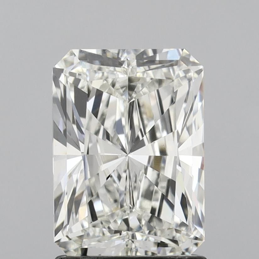 2.0 Carat Radiant Lab Diamond with  Cut Diamond in 14KT  view 1
