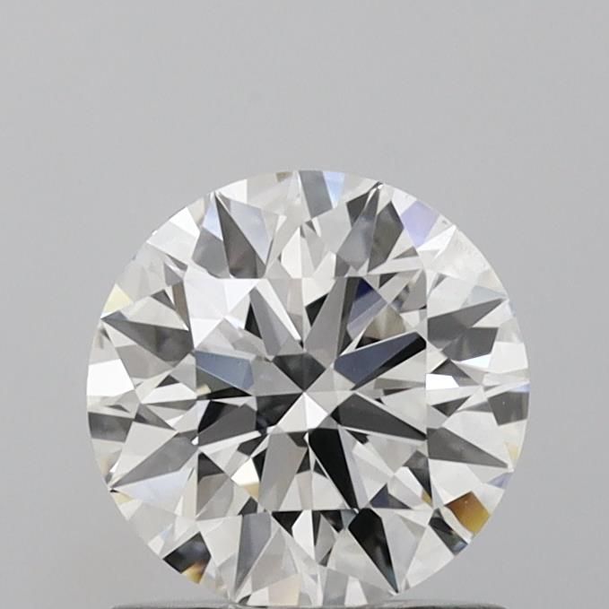 1.01 Carat Round Lab Diamond with  Cut Diamond in 14KT  view 1

