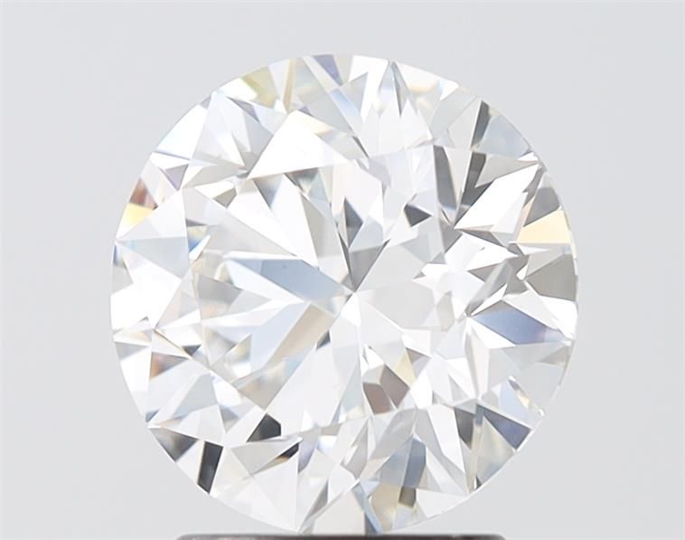 1.94 Carat Round Lab Diamond with  Cut Diamond in 14KT  view 1
