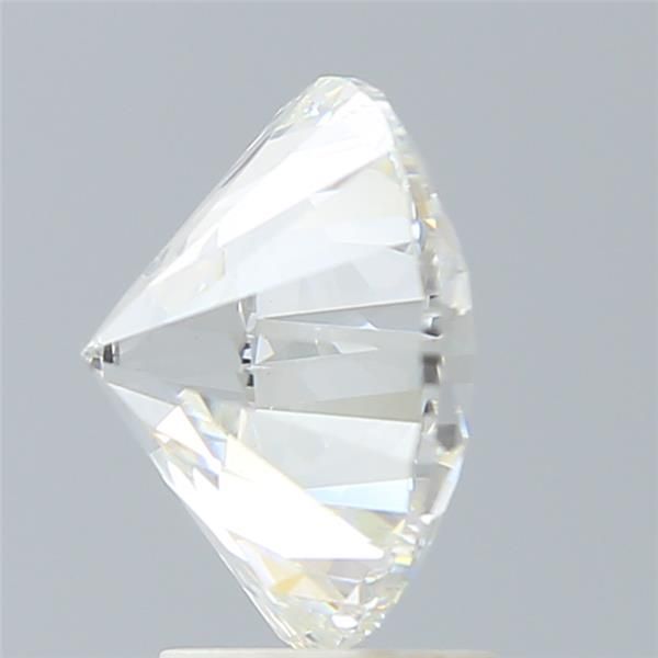 4.03 Carat Round Lab Diamond with  Cut Diamond in 14KT  view 1
