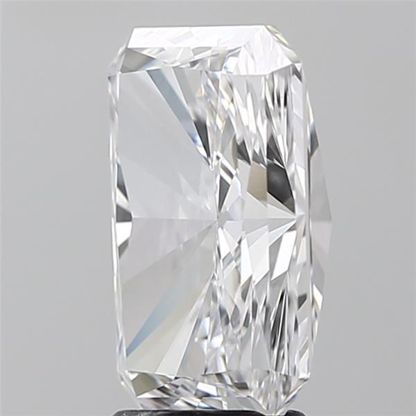 4.0 Carat Radiant Lab Diamond with  Cut Diamond in 14KT  view 1
