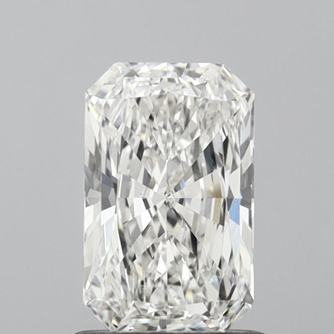 1.11 Carat Radiant Lab Diamond with  Cut Diamond in 14KT  view 1
