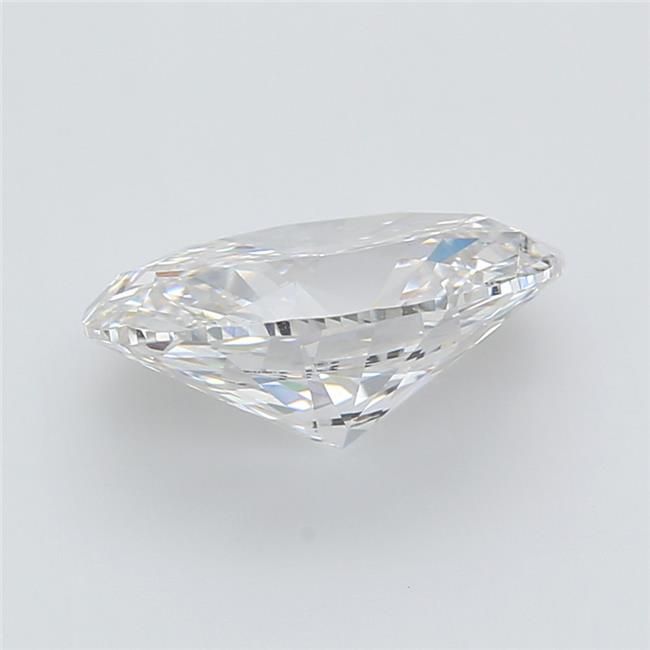 2.5 Carat Oval Lab Diamond with  Cut Diamond in 14KT  view 1
