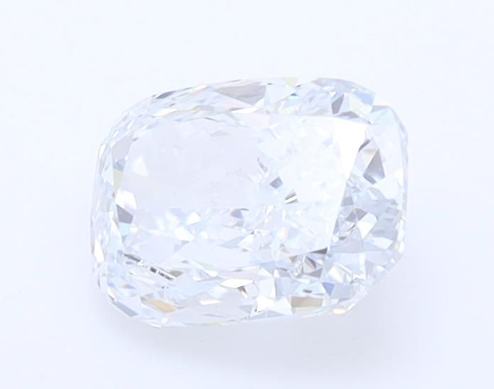 1.23 Carat Cushion Lab Diamond with  Cut Diamond in 14KT  view 1
