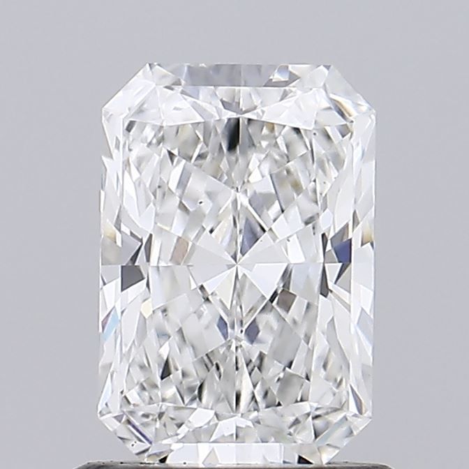 1.03 Carat Radiant Lab Diamond with  Cut Diamond in 14KT  view 1
