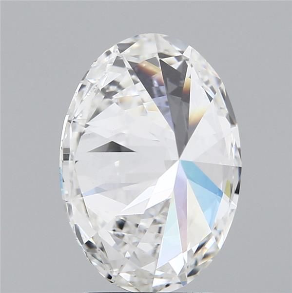 3.02 Carat Oval Lab Diamond with  Cut Diamond in 14KT  view 1
