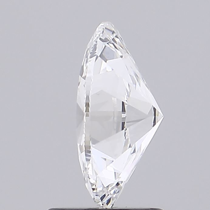 1.5 Carat Oval Lab Diamond with  Cut Diamond in 14KT  view 1
