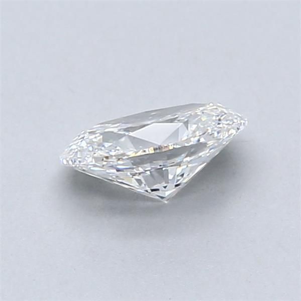 0.61 Carat Oval Lab Diamond with  Cut Diamond in 14KT  view 1
