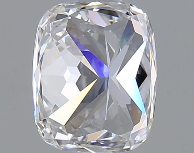 1.0 Carat Cushion Lab Diamond with  Cut Diamond in 14KT  view 1
