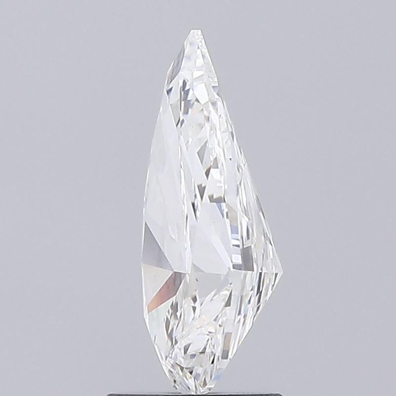 1.98 Carat Pear Lab Diamond with  Cut Diamond in 14KT  view 1
