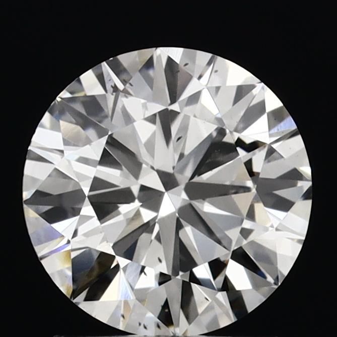 1.53 Carat Round Lab Diamond with  Cut Diamond in 14KT  view 1

