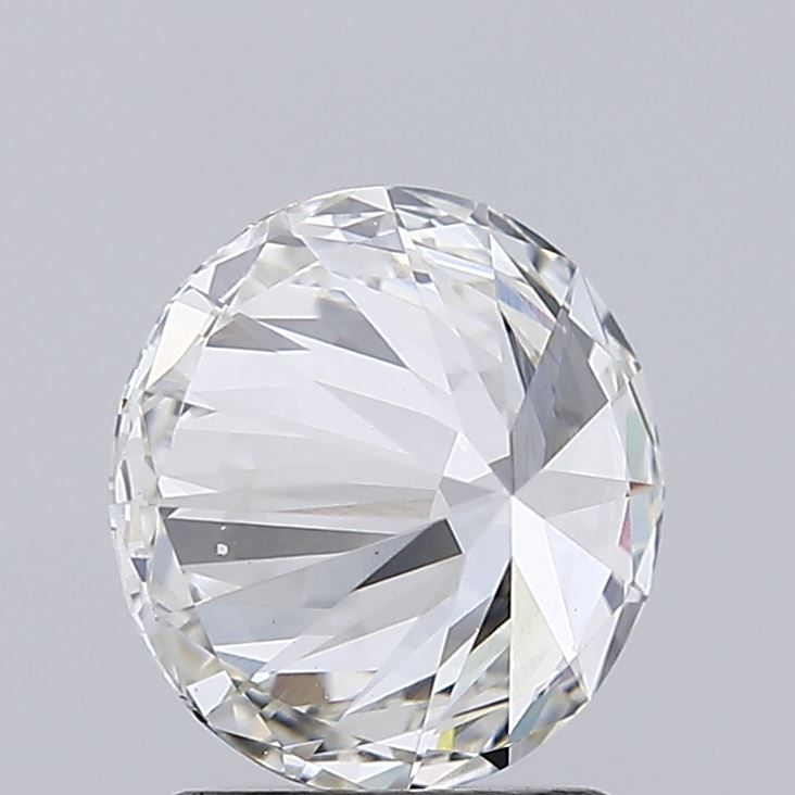 2.01 Carat Round Lab Diamond with  Cut Diamond in 14KT  view 1

