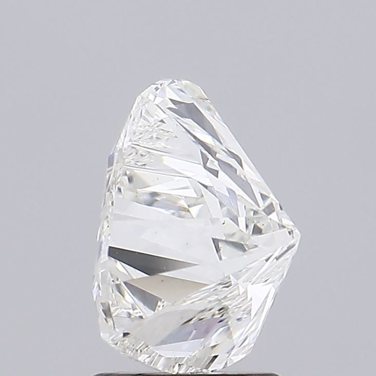 2.69 Carat Heart Lab Diamond with  Cut Diamond in 14KT  view 1
