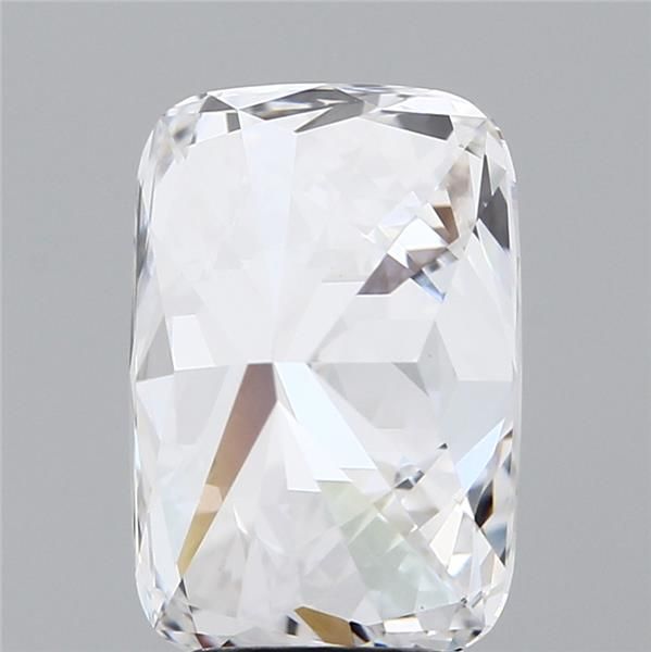 4.02 Carat Cushion Lab Diamond with  Cut Diamond in 14KT  view 1
