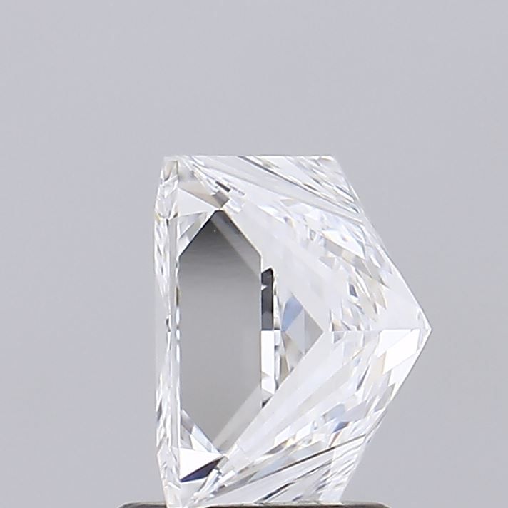 2.59 Carat Princess Lab Diamond with  Cut Diamond in 14KT  view 1
