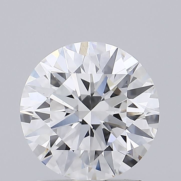 1.57 Carat Round Lab Diamond with  Cut Diamond in 14KT  view 1
