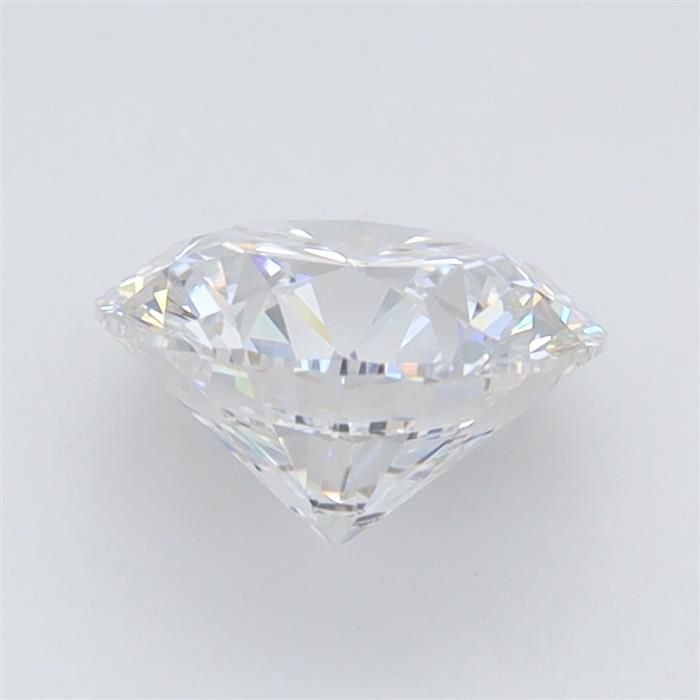 2.22 Carat Round Lab Diamond with  Cut Diamond in 14KT  view 1
