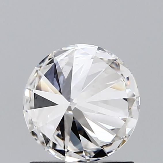1.2 Carat Round Lab Diamond with  Cut Diamond in 14KT  view 1

