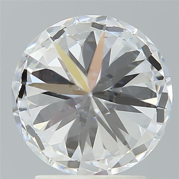 2.52 Carat Round Lab Diamond with  Cut Diamond in 14KT  view 1
