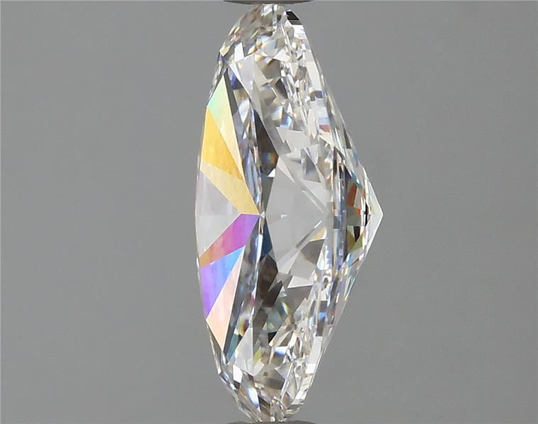 1.69 Carat Oval Lab Diamond with  Cut Diamond in 14KT  view 1
