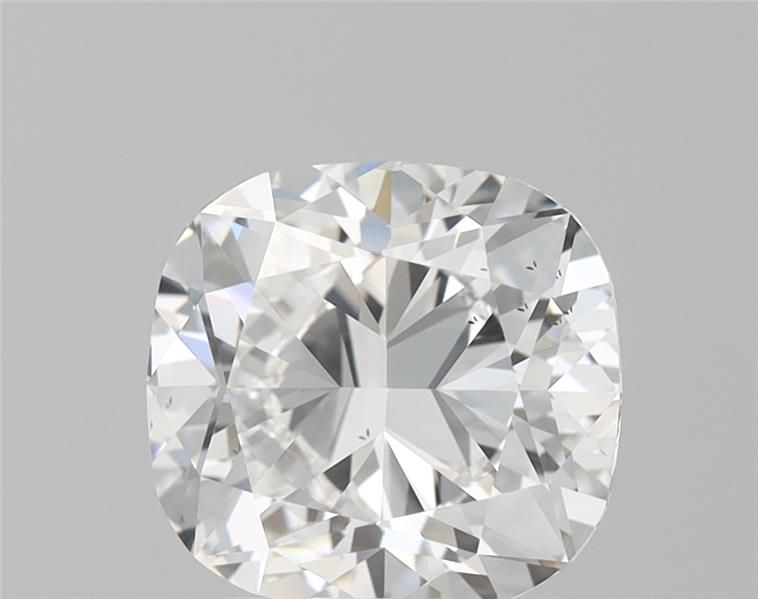 2.01 Carat Cushion Lab Diamond with  Cut Diamond in 14KT  view 1
