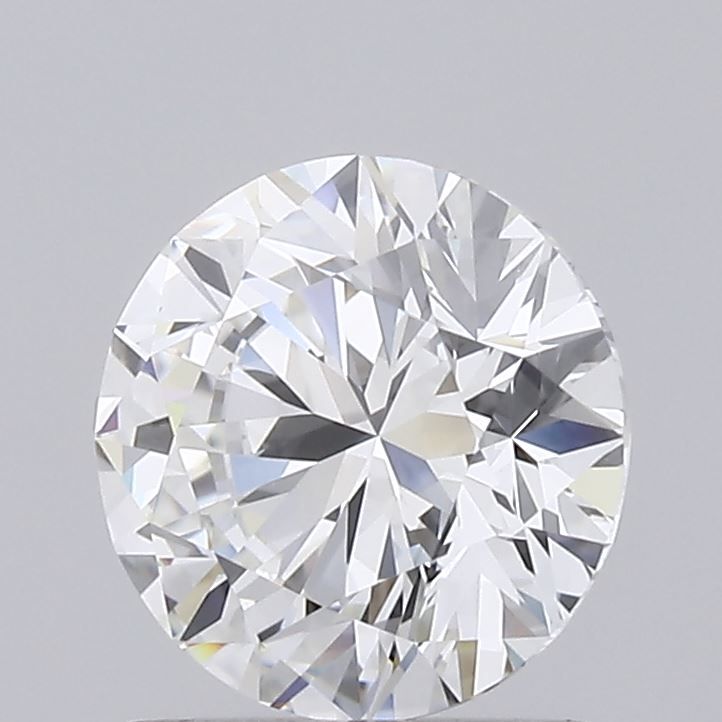 1.3 Carat Round Lab Diamond with  Cut Diamond in 14KT  view 1
