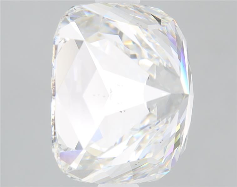 3.2 Carat Cushion Lab Diamond with  Cut Diamond in 14KT  view 1
