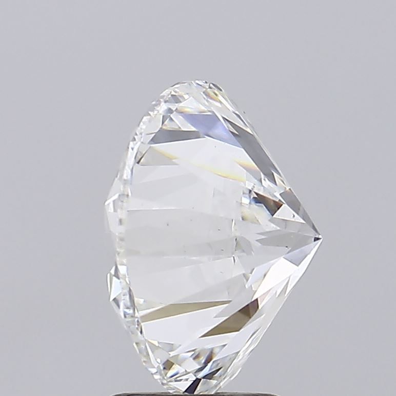 4.01 Carat Round Lab Diamond with  Cut Diamond in 14KT  view 1
