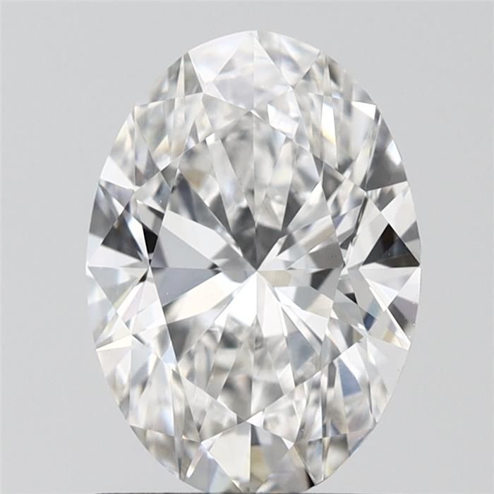 1.29 Carat Oval Lab Diamond with  Cut Diamond in 14KT  view 1
