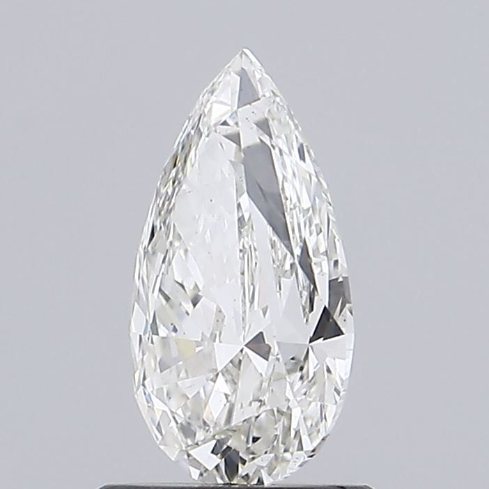 1.04 Carat Pear Lab Diamond with  Cut Diamond in 14KT  view 1
