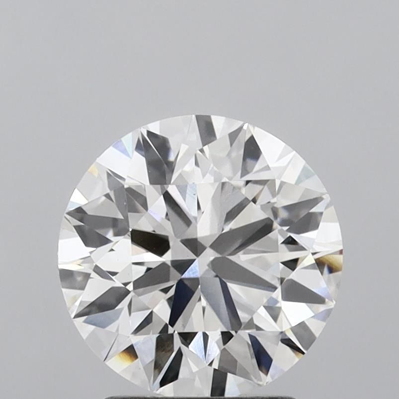 2.43 Carat Round Lab Diamond with  Cut Diamond in 14KT  view 1
