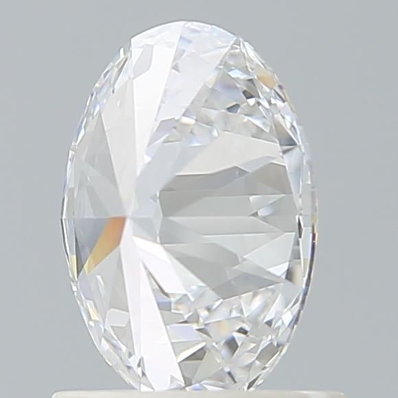 1.0 Carat Oval Lab Diamond with  Cut Diamond in 14KT  view 1
