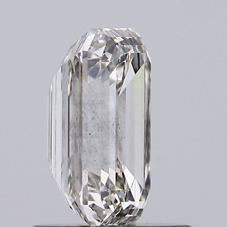 1.08 Carat Emerald Lab Diamond with  Cut Diamond in 14KT  view 1
