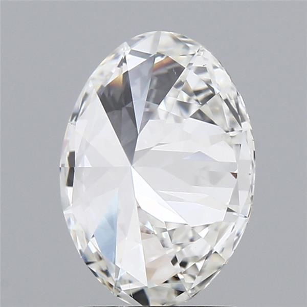 2.01 Carat Oval Lab Diamond with  Cut Diamond in 14KT  view 1
