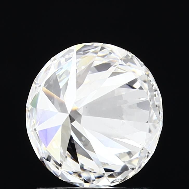 1.59 Carat Round Lab Diamond with  Cut Diamond in 14KT  view 1
