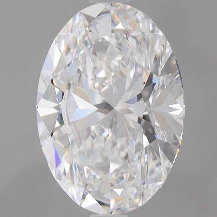 1.81 Carat Oval Lab Diamond with  Cut Diamond in 14KT  view 1
