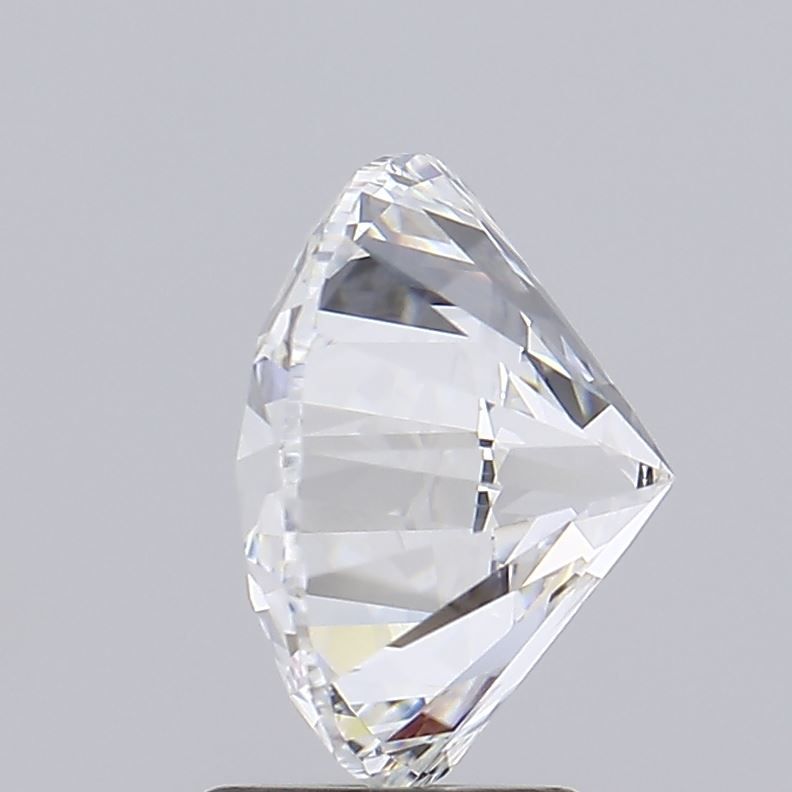 3.44 Carat Round Lab Diamond with  Cut Diamond in 14KT  view 1
