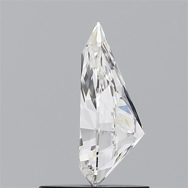 1.0 Carat Pear Lab Diamond with  Cut Diamond in 14KT  view 1
