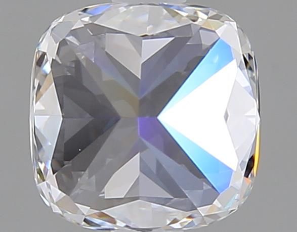 1.07 Carat Cushion Lab Diamond with  Cut Diamond in 14KT  view 1
