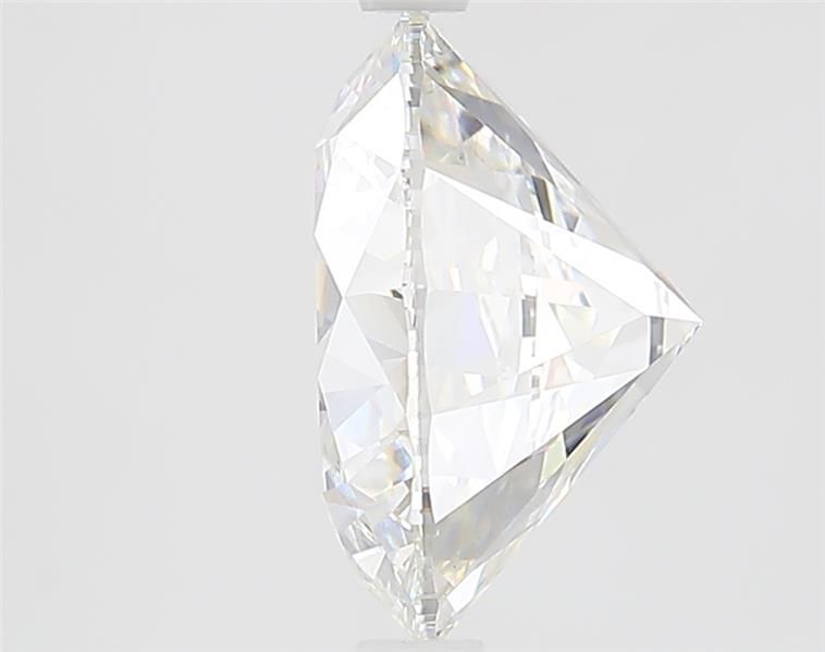 4.45 Carat Round Lab Diamond with  Cut Diamond in 14KT  view 1
