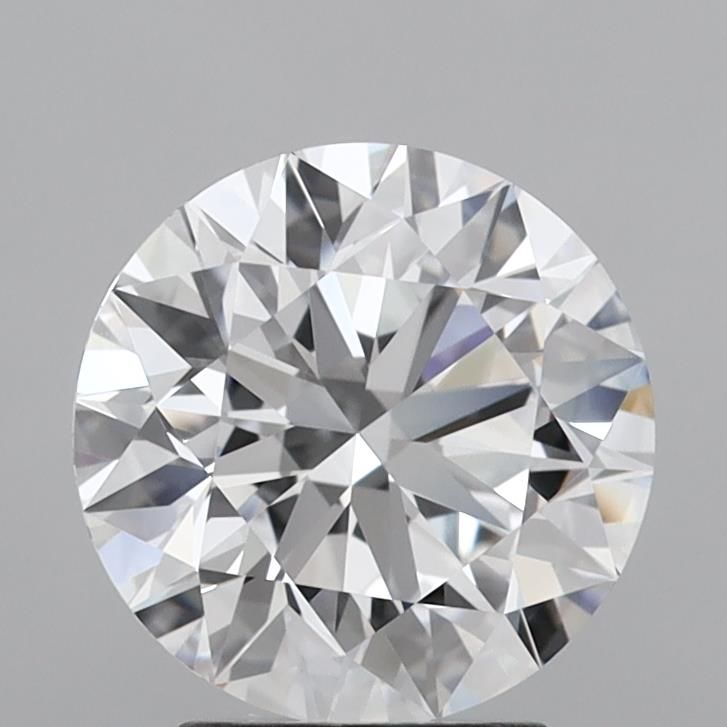 3.03 Carat Round Lab Diamond with  Cut Diamond in 14KT  view 1
