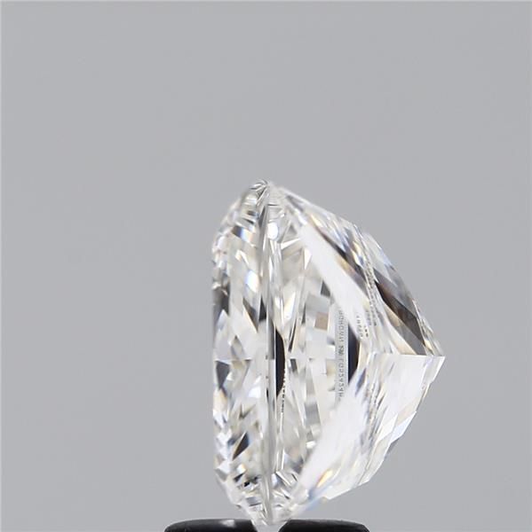 6.0 Carat Princess Lab Diamond with  Cut Diamond in 14KT  view 1
