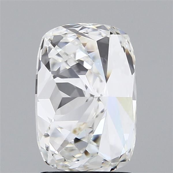 2.17 Carat Cushion Lab Diamond with  Cut Diamond in 14KT  view 1
