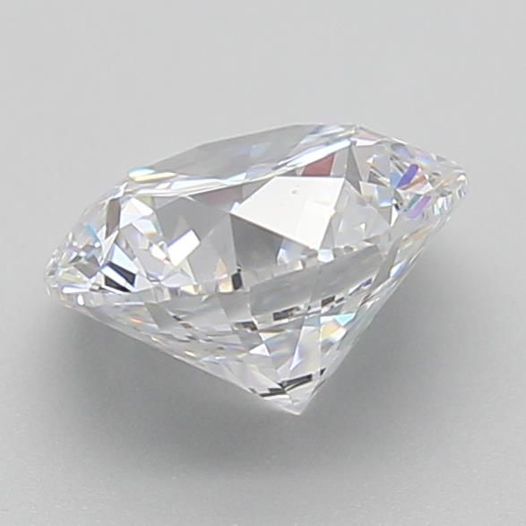 1.51 Carat Round Lab Diamond with  Cut Diamond in 14KT  view 1
