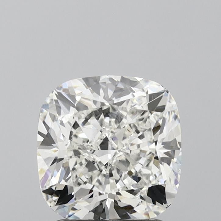 2.07 Carat Cushion Lab Diamond with  Cut Diamond in 14KT  view 1
