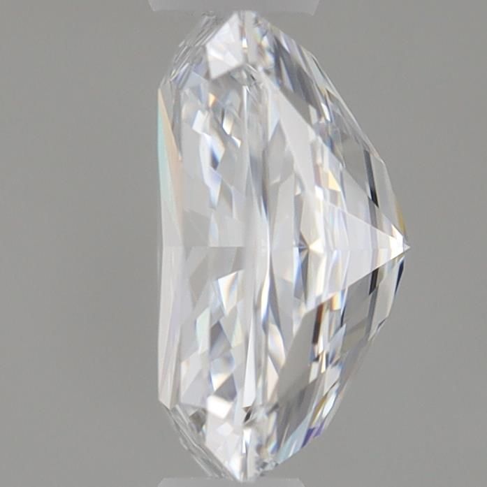 0.53 Carat Radiant Lab Diamond with  Cut Diamond in 14KT  view 1
