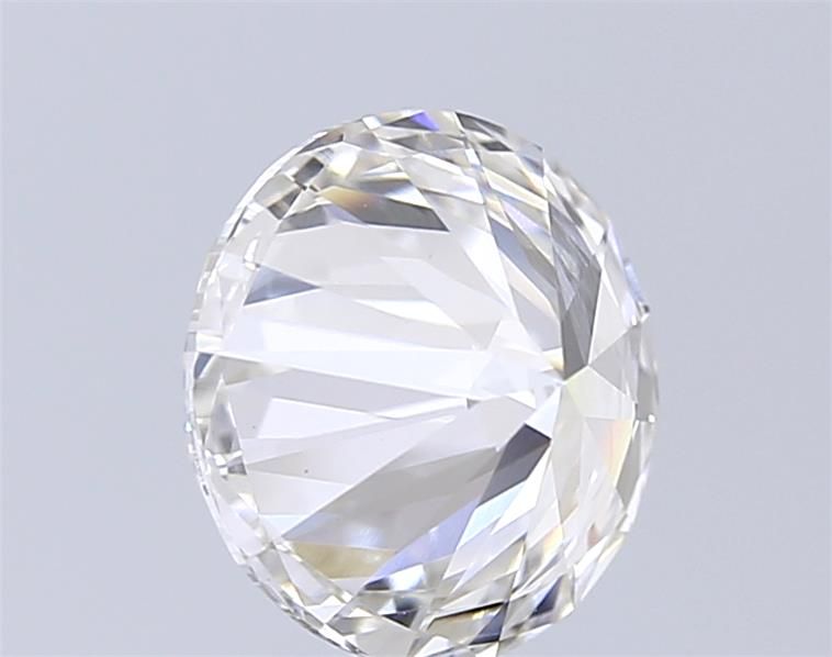 3.2 Carat Round Lab Diamond with  Cut Diamond in 14KT  view 1
